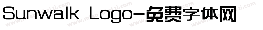 Sunwalk Logo字体转换